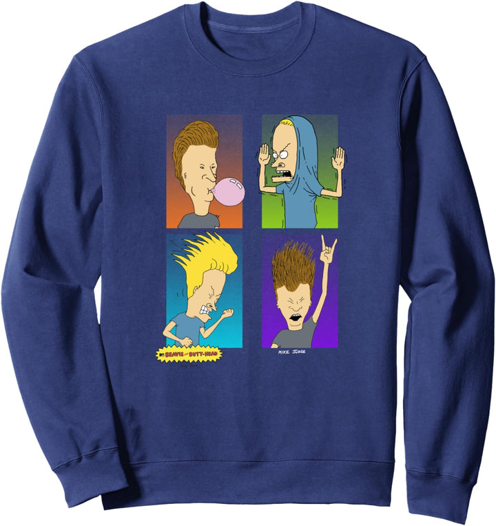 Beavis and Butt-Head Four Square Sweatshirt
