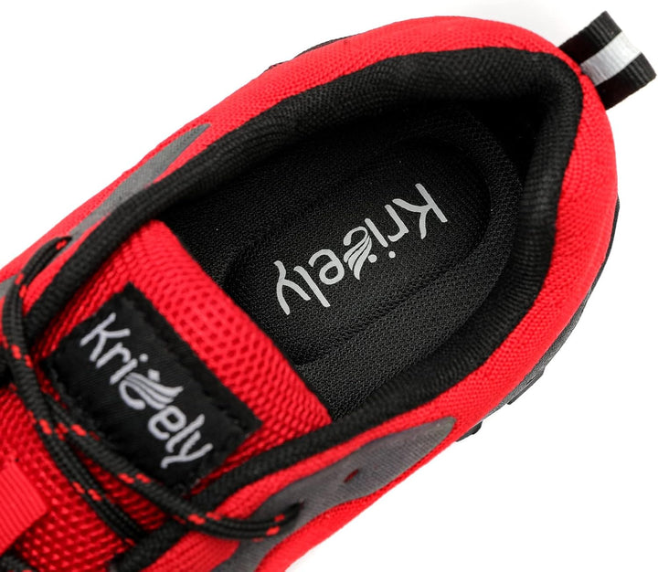 Kricely Traillaufschuhe Herren Leicht Atmungsaktiv Wanderstiefel rutschfest Laufschuhe Outdoor Fitne