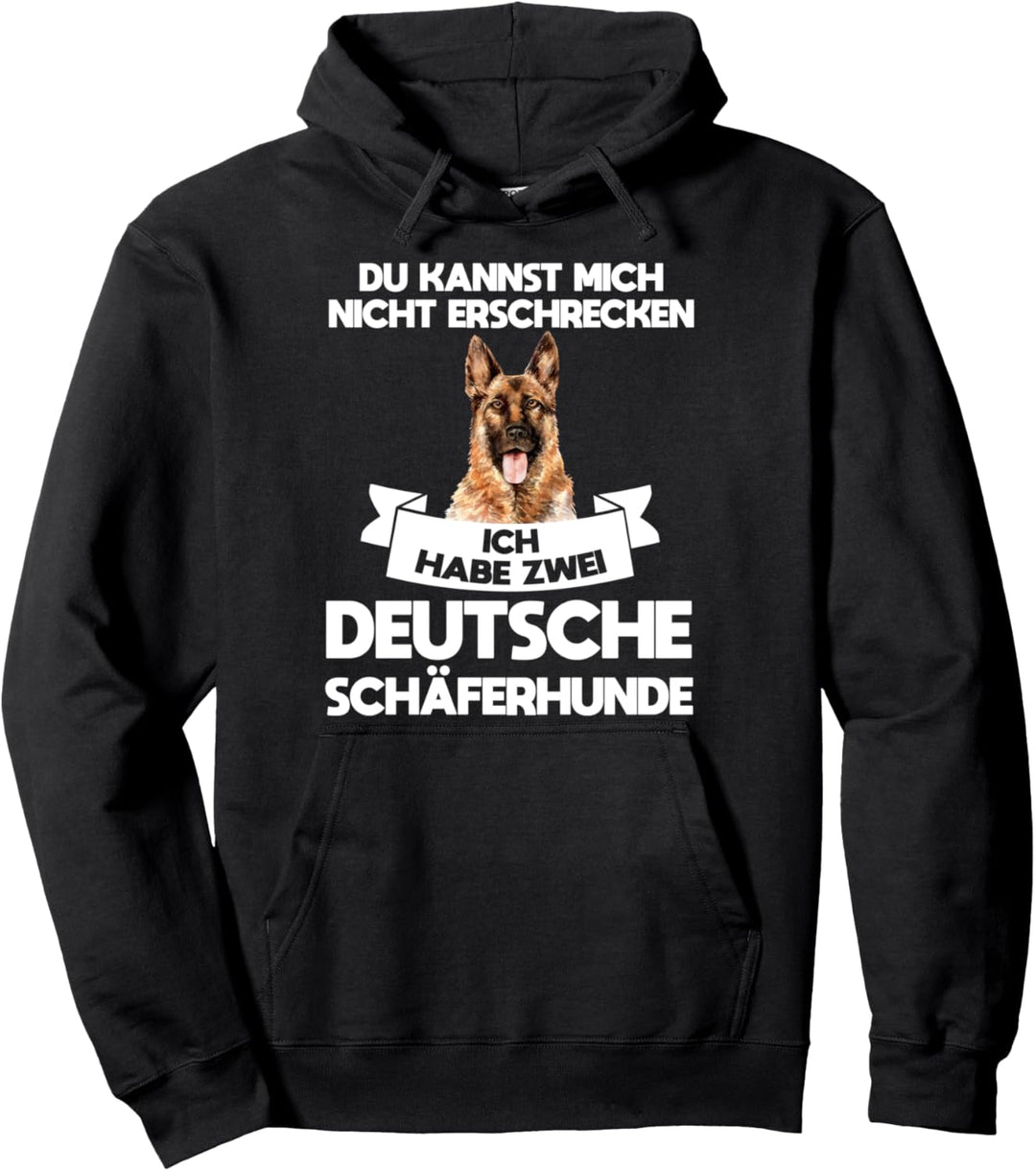 Zwei Deutsche Schäferhunde Deutscher Schäferhund Hund Pullover Hoodie