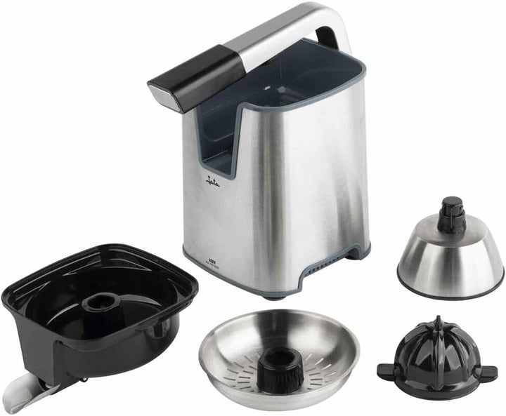 Jata JEEX1155 Elektrische Orangenpresse, 600 W, mit Arm, Doppelkegel für alle Obstsorten, abnehmbar,