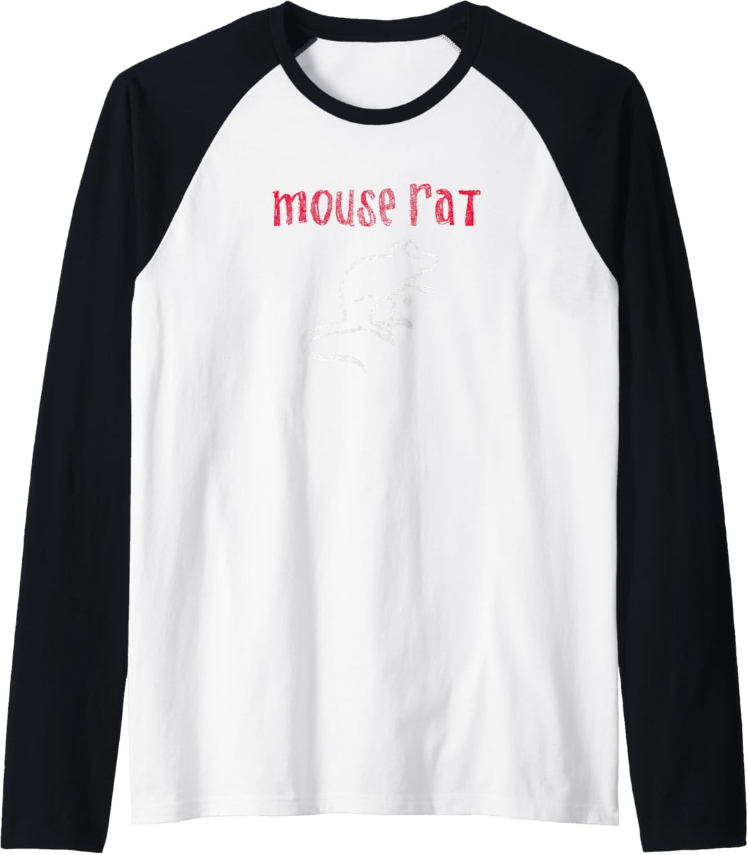 Parks & Recreation Maus Ratte Logo Distressed Raglan