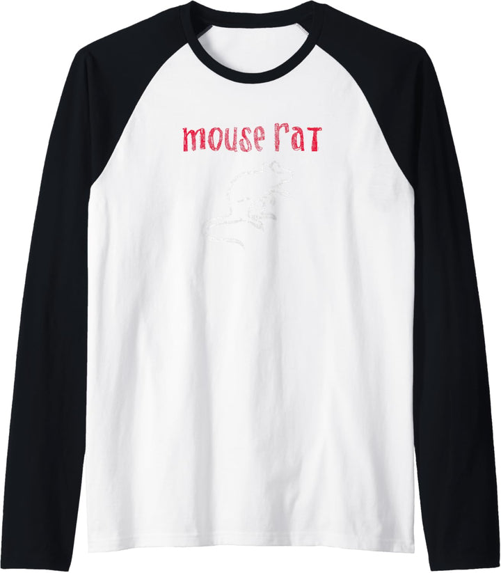 Parks & Recreation Maus Ratte Logo Distressed Raglan