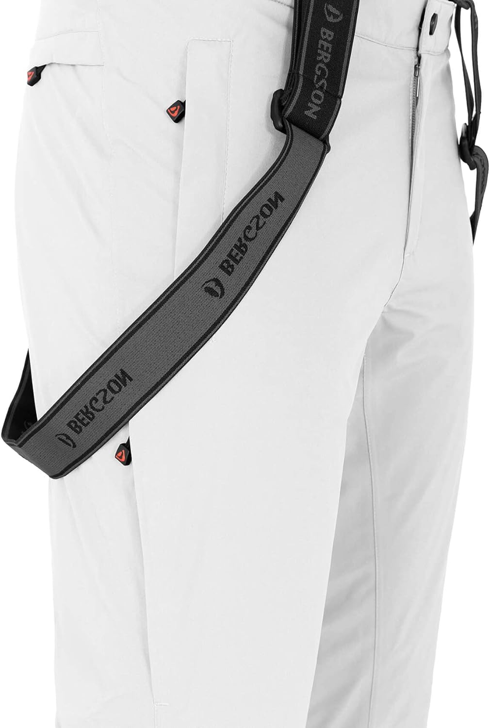 Bergson Flex Light | Herren Skihose - Skihose - Regenhose - unwattiert - Oberschenkel Belüftung - bi