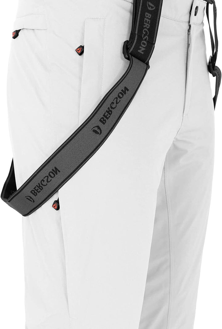 Bergson Flex Light | Herren Skihose - Skihose - Regenhose - unwattiert - Oberschenkel Belüftung - bi