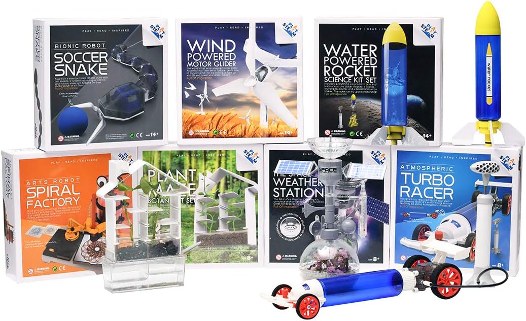 PLAYSTEM Outdoor Wasserraketen-Physik-Lernset - Spielzeug für Jungen & Mädchen - Geschenke für Kinde