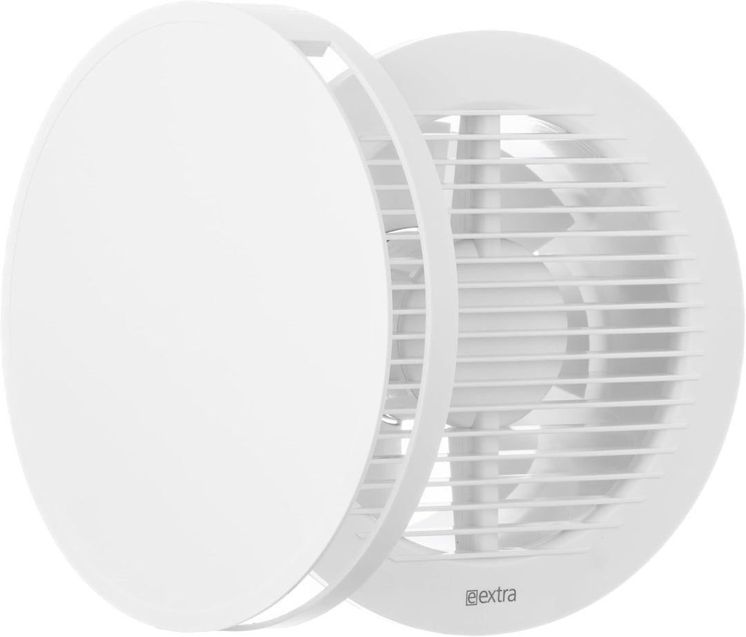 Steinberg14 Weiss Ø 150mm Deckenventilator, Abluftventilator Badlüfter Fan, Rund Ventilator zur Belü