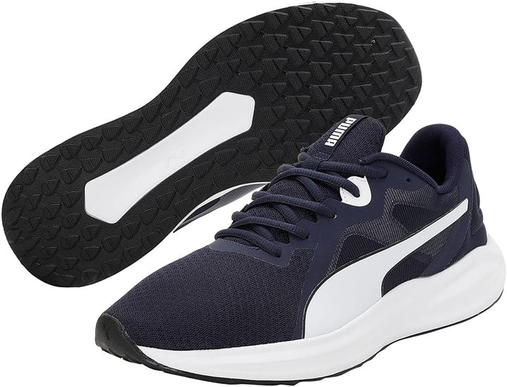 PUMA Herren Twitch Runner Fresh Strassen-Laufschuh 40 EU Puma Navy Puma White, 40 EU Puma Navy Puma