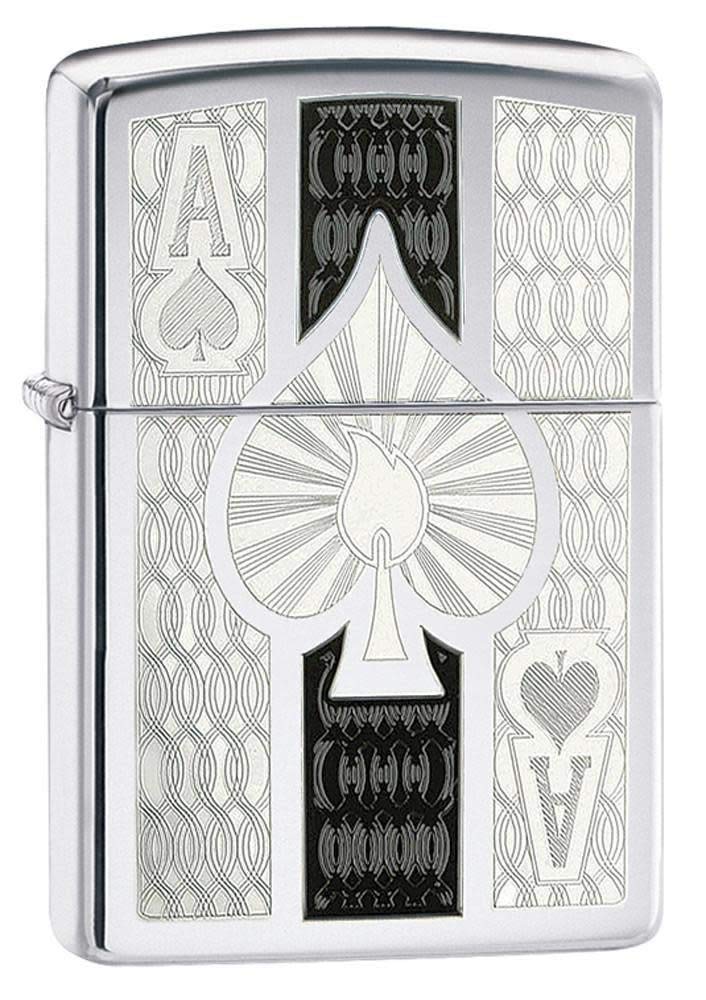 Zippo Feuerzeug 60001616 Anne Stokes Benzinfeuerzeug, Messing, high polish chrome, 1 x 3,5 x 5,5 cm