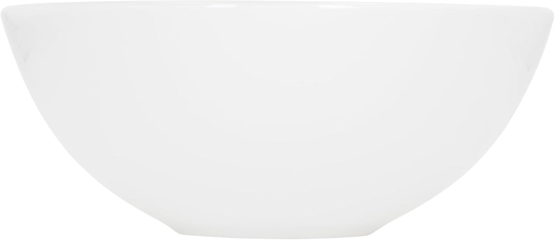 ML-Design Waschbecken aus Keramik in Weiss glänzend, Ø 28x11,6 cm, Runde Aufsatzwaschbecken, Moderne