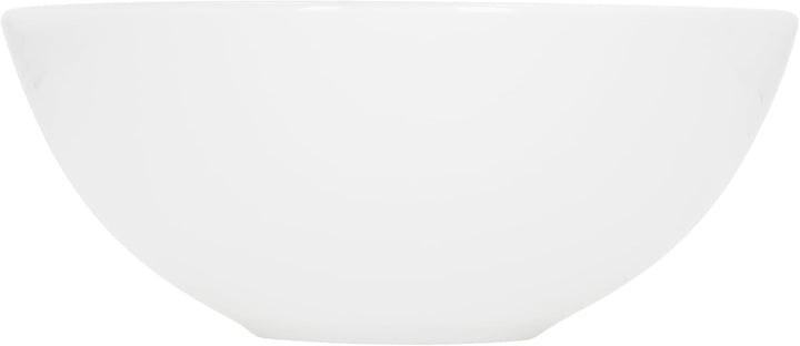 ML-Design Waschbecken aus Keramik in Weiss glänzend, Ø 28x11,6 cm, Runde Aufsatzwaschbecken, Moderne