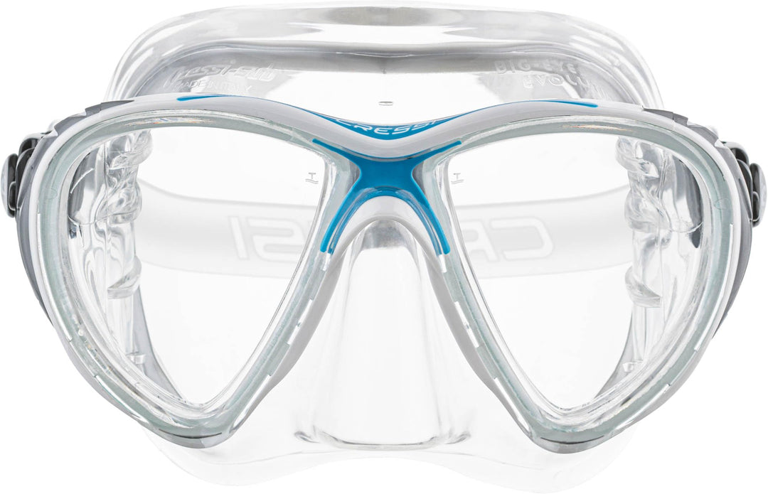 Cressi Big Eyes Evolution - Revolutionäre Erwachsene Tauchmasken Big Eyes Evolution Crystal Mask Tra