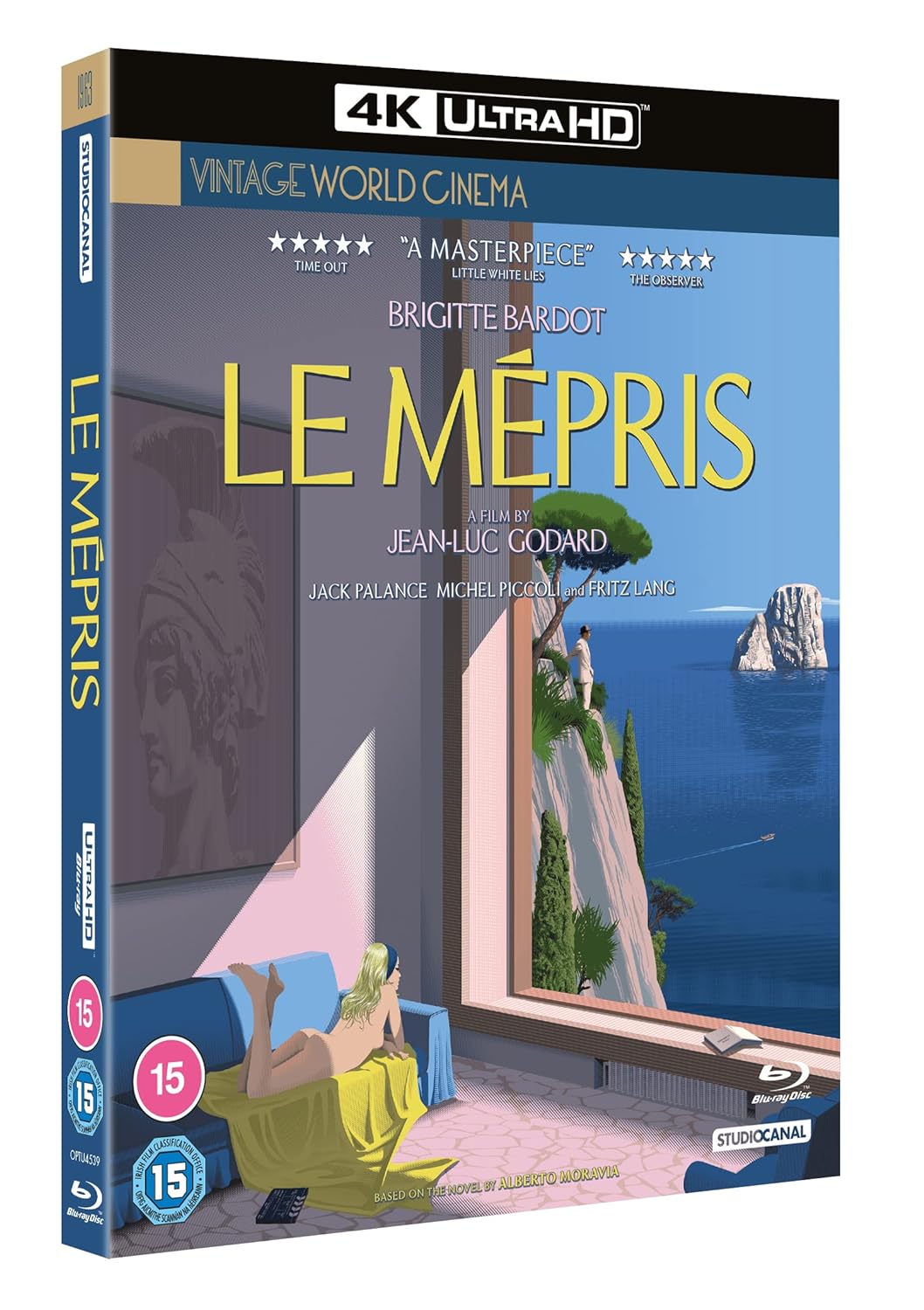 Le Mepris (60th Anniversary) (Vintage World Cinema) [Blu-ray] [Region A & B & C], Blu-ray