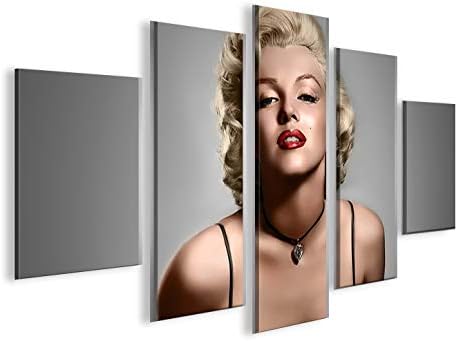 islandburner Bild Bilder auf Leinwand Marilyn Monroe V11 MF XXL Poster Leinwandbild Wandbild Dekoart