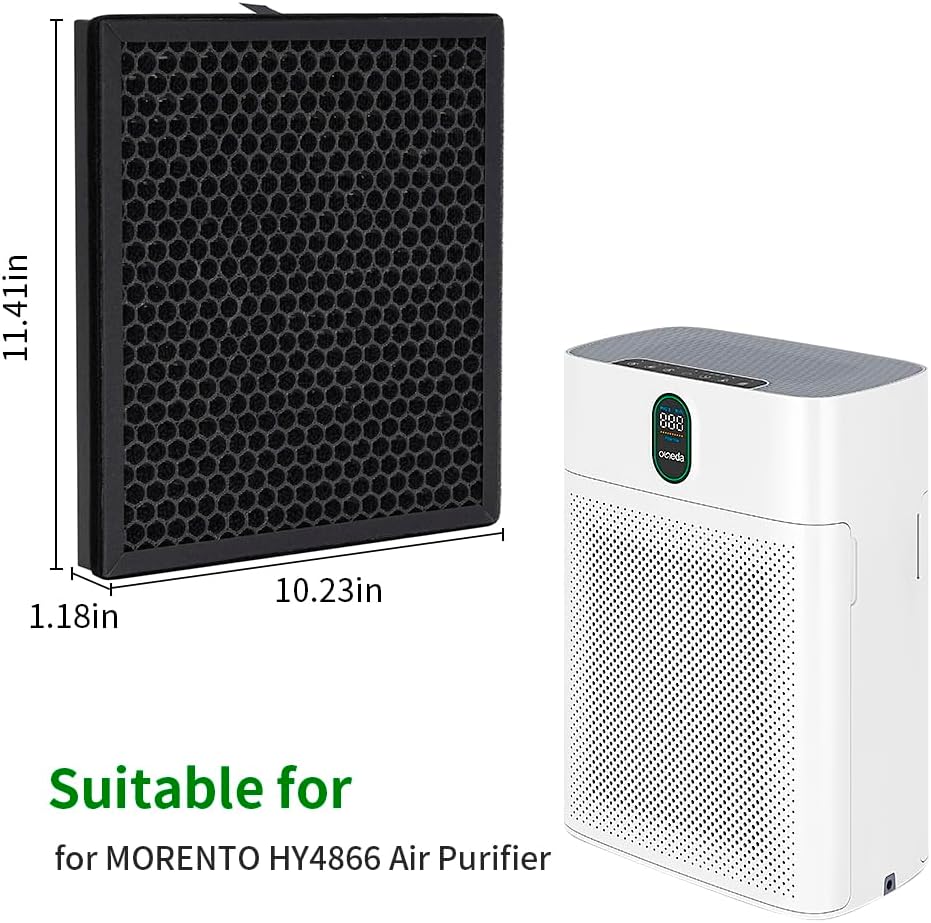 Ersatz-Ersatzteile für MORENTO HY4866 Luftreiniger H13 Ture HEPA-Filter