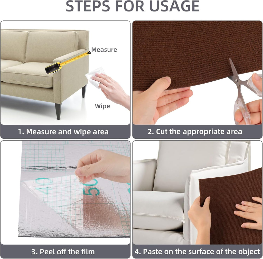 Kratzmatte Selbstklebend Kratzschutz Sofa Katze: DIY Kratzbrett Katze Kratzteppich Katzen Wand - Ant
