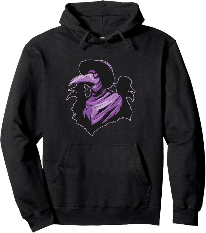 Vintage Pestdoktor Maske - Plague Doctor Pullover Hoodie