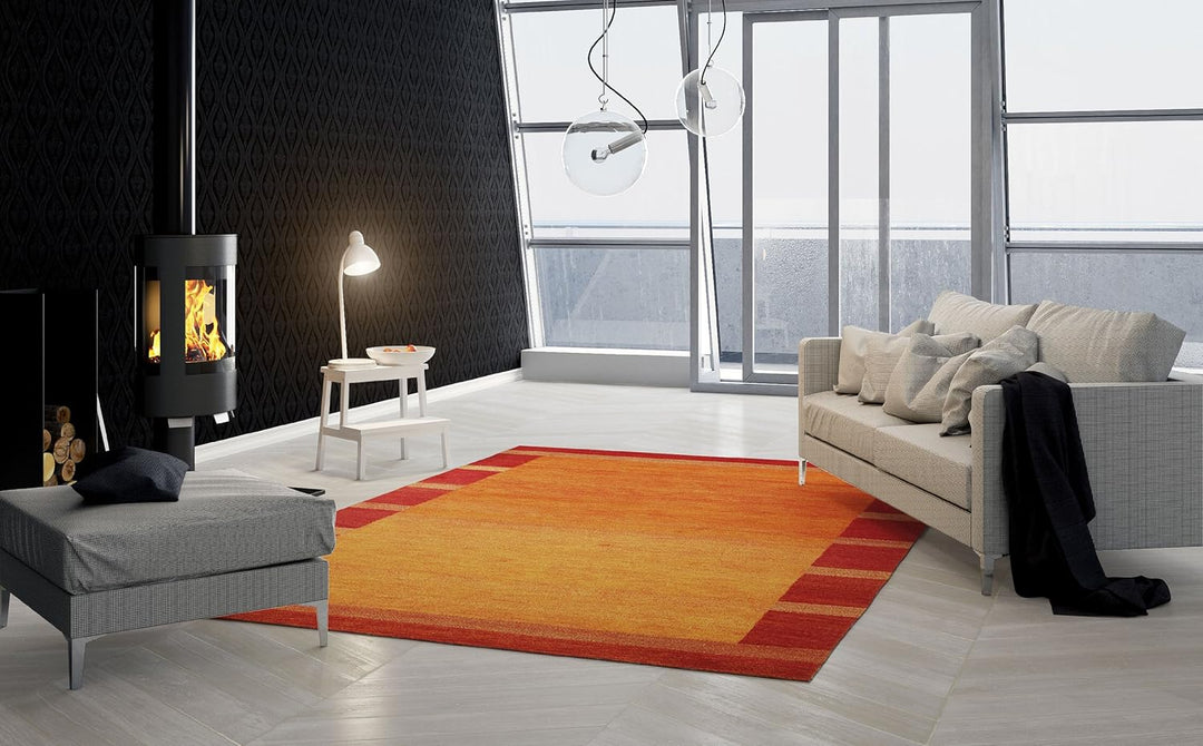 RugVista, Gabbeh Loom Frame, Teppich, Mittelflor, 100 x 160 cm, Rechteckiger, Gabbeh, Wolle, Flur, S