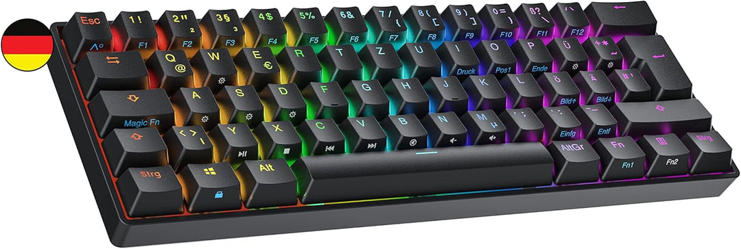 Ranked N60 Nova Mechanische 60 Prozent Tastatur | Hotswap Gaming Keyboard | 62 Programmierbare Taste