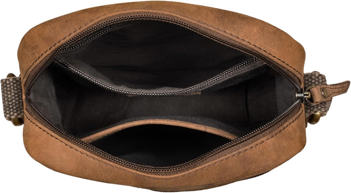 STILORD 'Nash' Ledertasche Männer Vintage Kleine Umhängetasche Messenger Bag Herren für Tablet 8 Zol