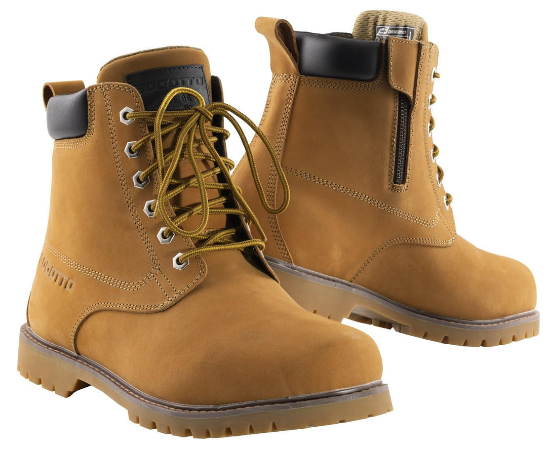 Bogotto Havoc wasserdichte Motorrad Stiefel Braun 45 EU, Braun 45 EU