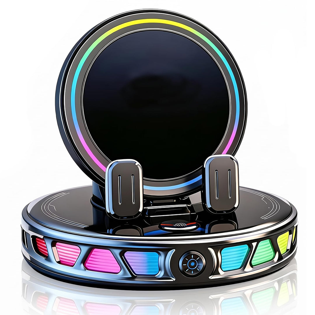 Autohalterung mit Ladefunktion mit RGB, Handyhalterung Auto Saugnapf