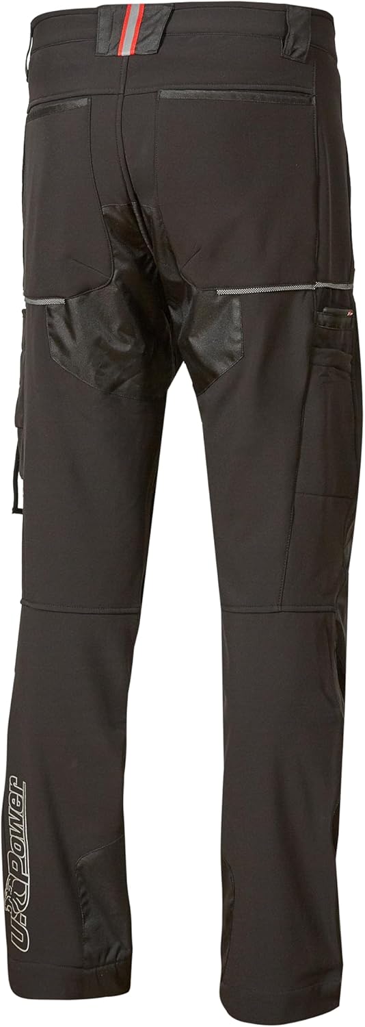 U-Power SY008BC/56 Softshell-Hose "Pit", schwarz, Grösse 56