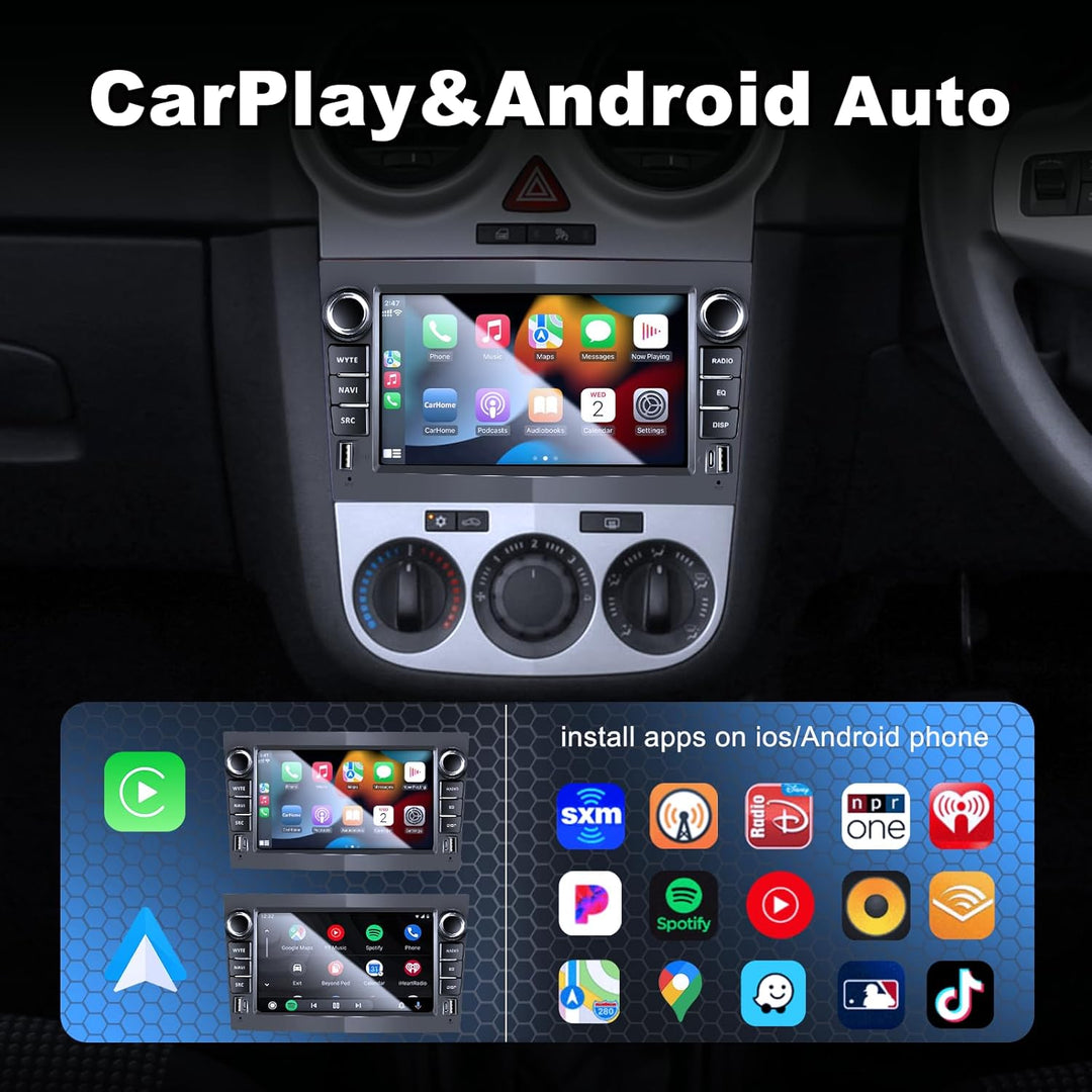 Autoradio für Opel Corsa C D(2006-2011) mit Android Auto &amp; CarPlay | Car Radio für Astra H Zafira Me