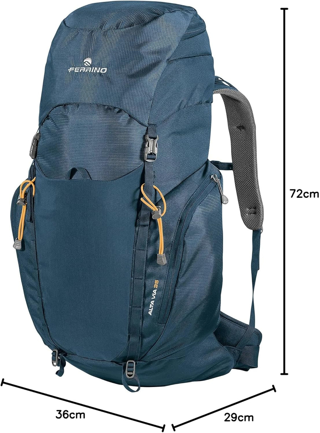 Ferrino Unisex High Street 35 Rucksack, blau, 35