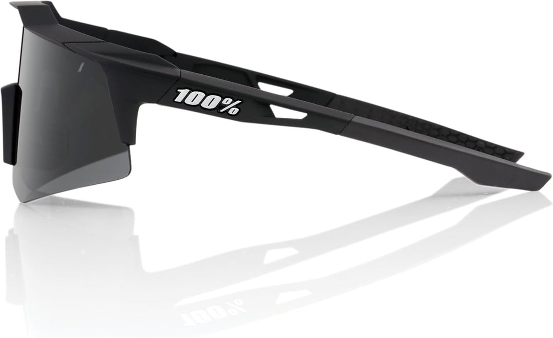 100% Speedcraft XS, Schwarz, graue Linse