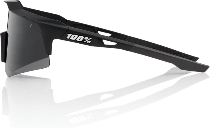 100% Speedcraft XS, Schwarz, graue Linse