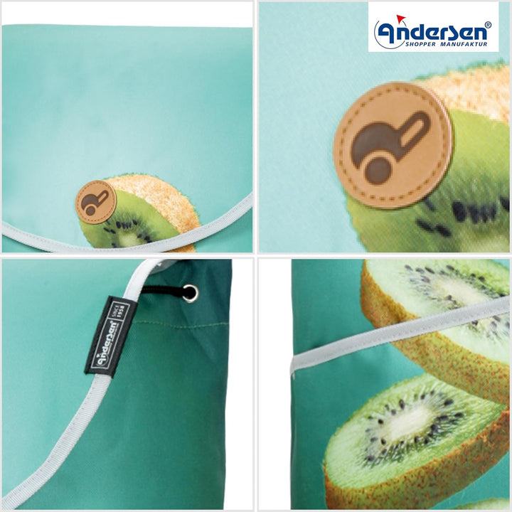ANDERSEN Einkaufstrolley - Shopper Mix A05 46 L Einkaufsroller, einzigartig, Limited Edition, Alumin