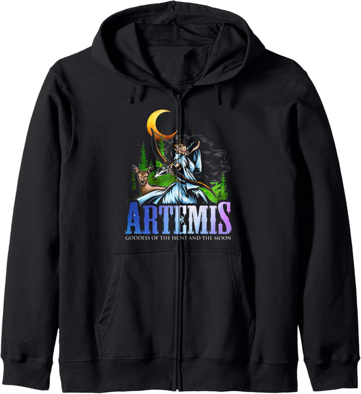 Artemis Mondgöttin Antike griechische Mythologie Kapuzenjacke