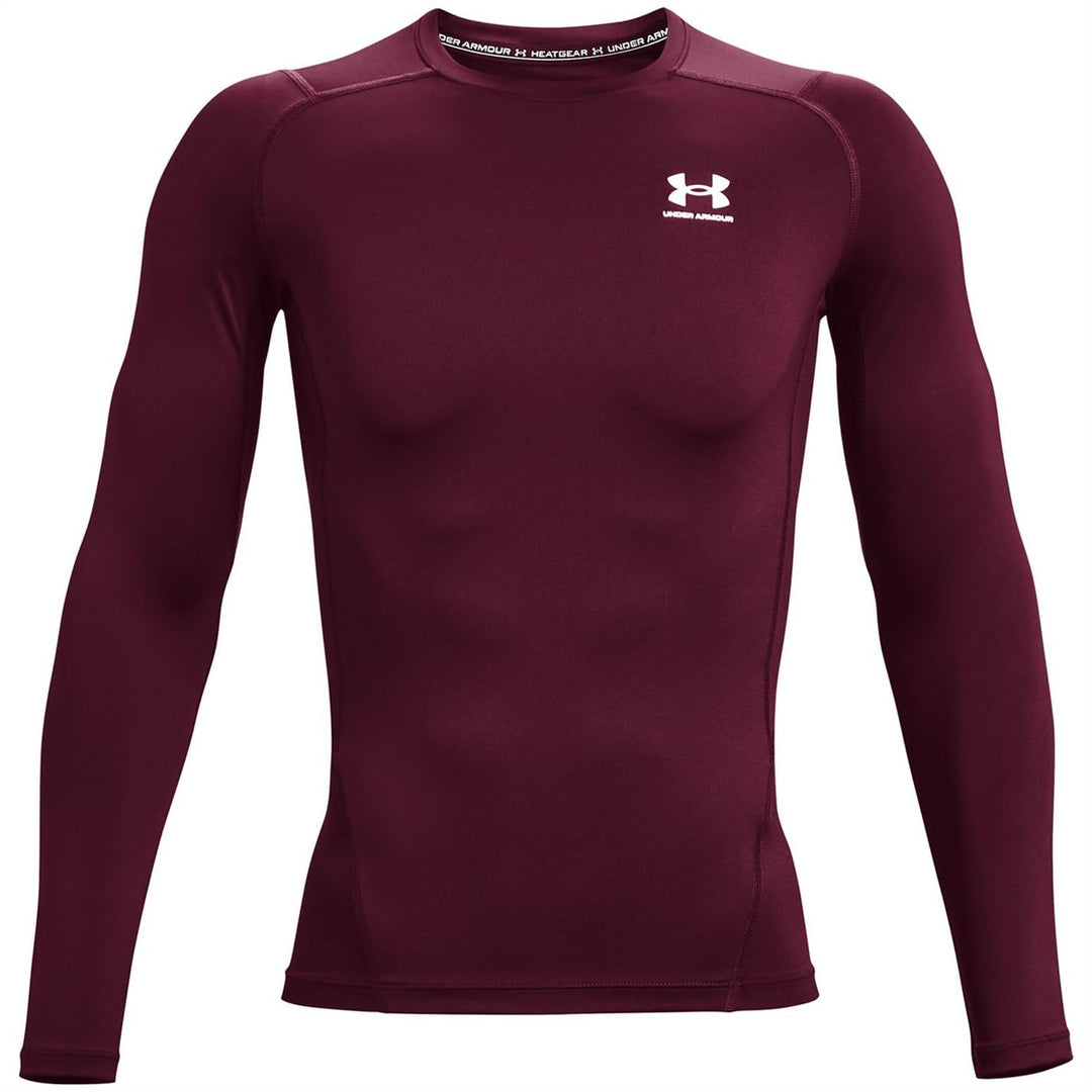 Under Armour Men's Ua Hg Armour Comp Ls Long-Sleeve Sports Top, Breathable Long-Sleeved Top for Men