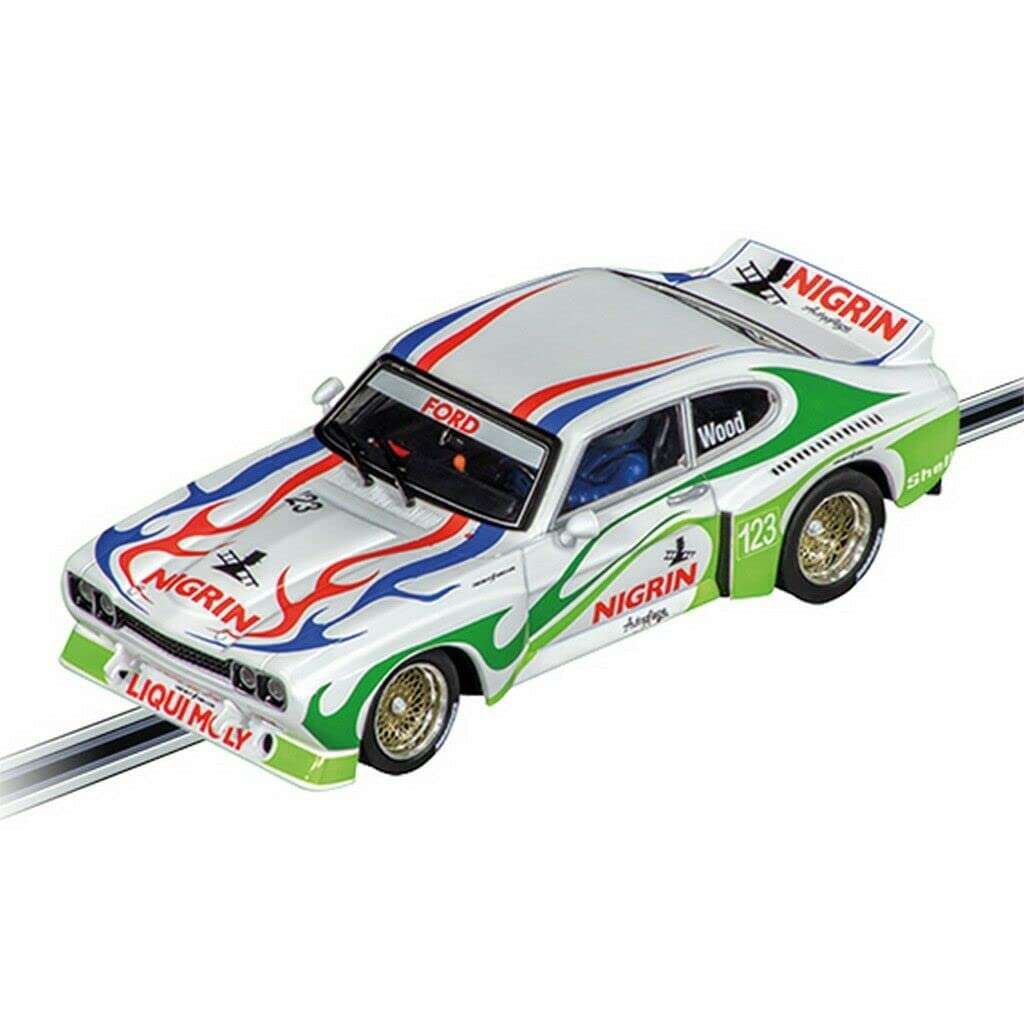 Carrera DIGITAL 132 Ford Capri RS 3100 "R.Wood, No.123" Auto für Autorennbahn Set für Erwachsene & K