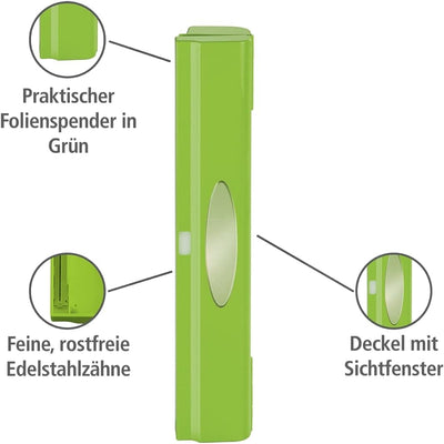 WENKO Folienschneider Perfect-Cutter Grün Grün/Silber, Grün/Silber