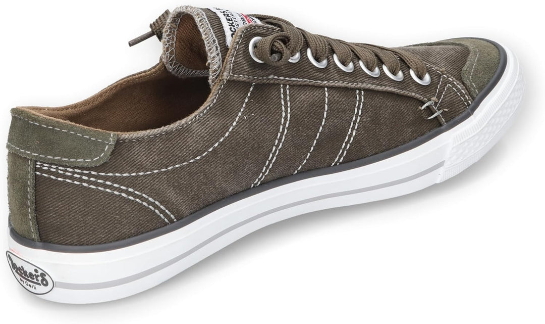 Dockers by Gerli Herren Low-Top Sneaker, Männer Halbschuhe 40 EU Khaki 850, 40 EU Khaki 850