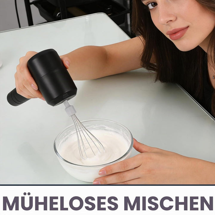 Happyyami Elektrischer Haarfärbemixer für den Salon: 20-W-Akku-Handmixer zum Haarefärben – Automatis