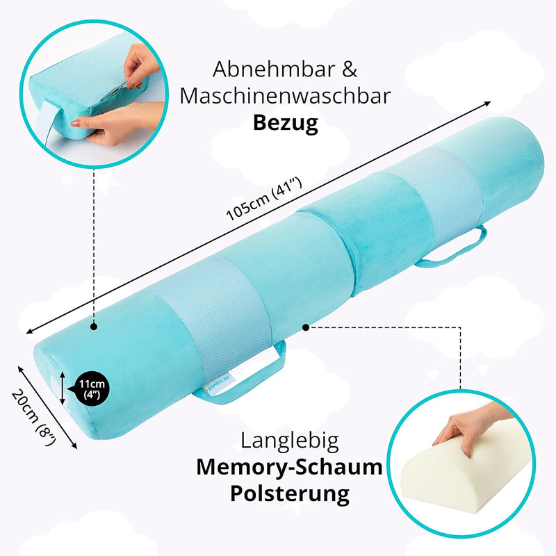 BANBALOO | Bett Rausfallschutz Klappbar | Rausfallschutz Kinderbett Reise | Bettschutzgitter Für Kin