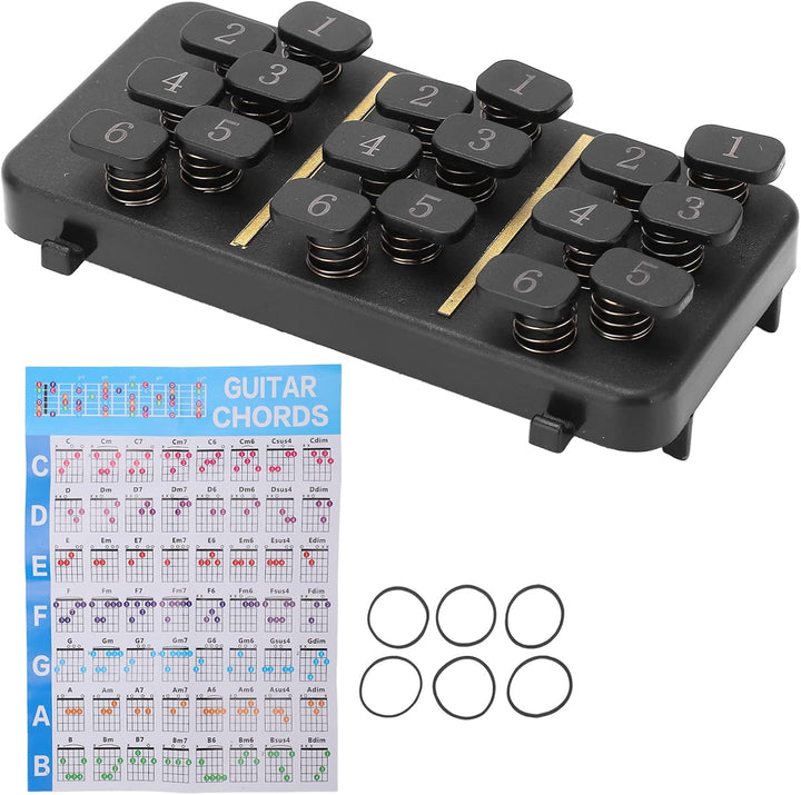 Gitarren-Akkordwechsler, Akkord-Lernsystem, 110 Akkorde mit Brett f¨¹r Klasse f¨¹r Anf?nger zum Trai