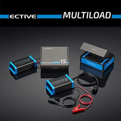 ECTIVE 10A 12V Lithium-Batterieladegerät Multiload 10 LFP 8-Stufen Ladegerät für LiFePO4-Batterien L