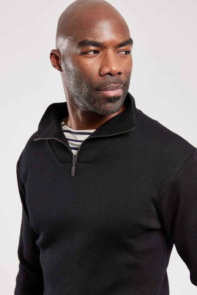 Armor Lux Herren Pullover S Schwarz (Noir 010), S Schwarz (Noir 010)