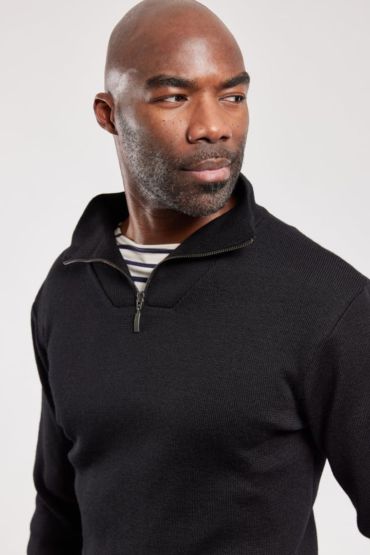 Armor Lux Herren Pullover S Schwarz (Noir 010), S Schwarz (Noir 010)