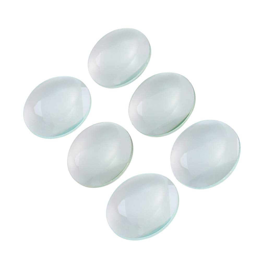 ibasenice Premium Optisches Glas - 6 Stück Glaslinse Optische Linse 3cm / 5cm / 5cm Durchmesser 50 M