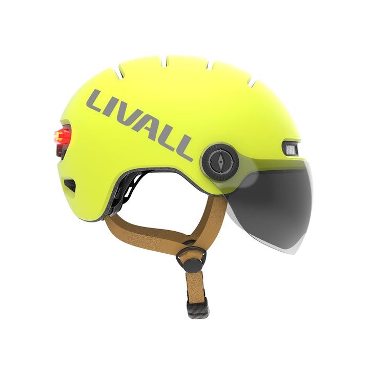 LIVAL L23_Smarter City-Helm mit Visier in gelb_L_58-62 cm