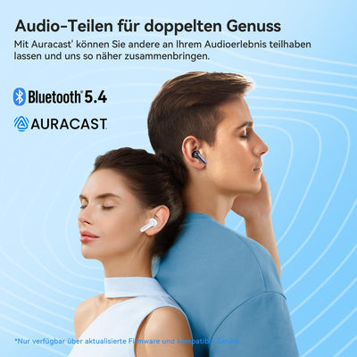 EarFun Air Pro 4 Bluetooth Kopfhörer mit Adaptive Hybride Geräuschunterdrückung, aptX Lossless, Hi-R