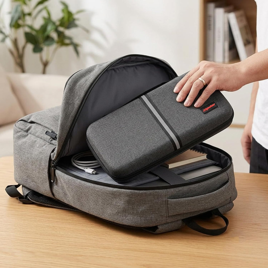 Hard 75% Keyboard Case, Hard Travel Storage Case for 84 Key Portable Keyboard, Compatible with Keych