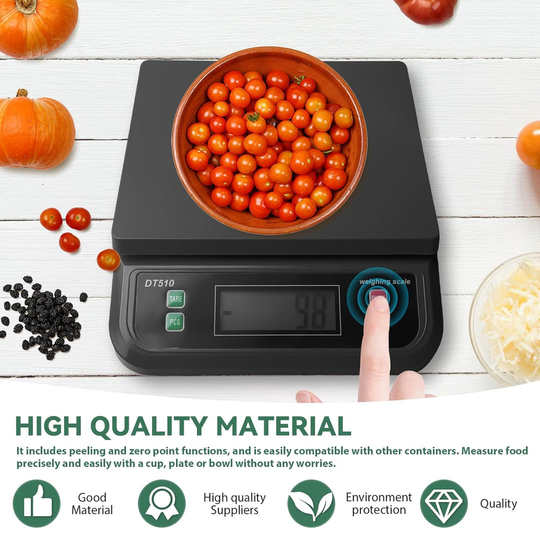 Digitale Paketwaage 30kg, Digitale Küchenwaagen, Waage Küche in 1g Schritten, Digitalwaage mit LCD D