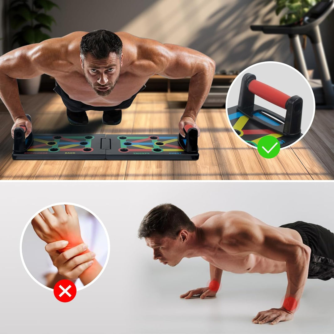 Liegestütze Brett Faltbare Tragbare Pushup Ständer Heim Fitness Training mit Handgriff für Muskeltra