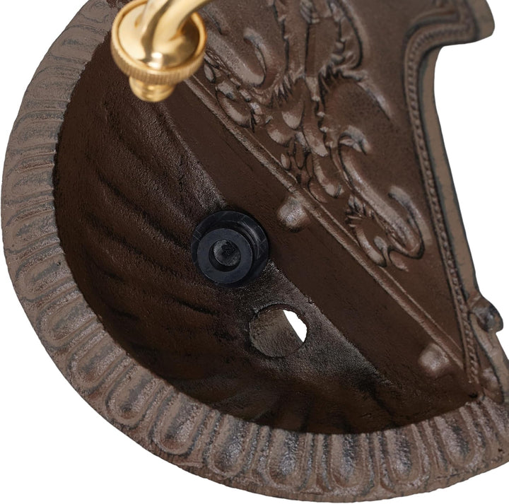 Relaxdays Wandbrunnen, nostalgischer Gartenbrunnen, Waschbecken & Wasserhahn, HBT: 42 x 24,5 x 11,5