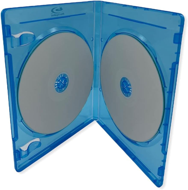 10 x Doppel-(2) Disc Blu-ray 11 mm Aufbewahrungshülle mit Logo – Marke: Drachen Trading®
